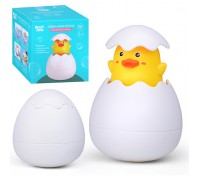 Игрушка для ванной яйцо-лейка, желтый цыплёнок