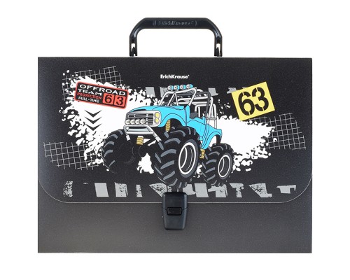 Портфель пластиковый Track Car, A4