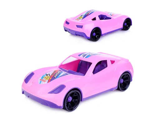 Машинка Turbo "V" розовая