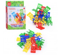 Настольная игра "Балансирующие стульчики" (18 шт) в коробке