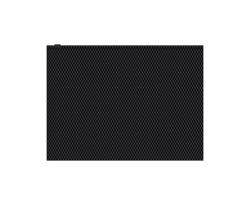 Zip-пакет пластиковый Diamond Total Black, A4, непрозрачный, черный (в пакете по 12 шт.)