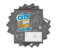 Тетрадь 18л. линейка "City Transport"