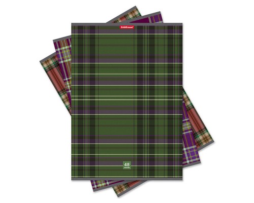 Тетрадь 48л. клетка "Scottish Cage" А4,
