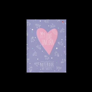 Блокнот-престиж А6. 80 л. "My Love"