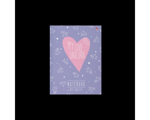 Блокнот-престиж А6. 80 л. "My Love"