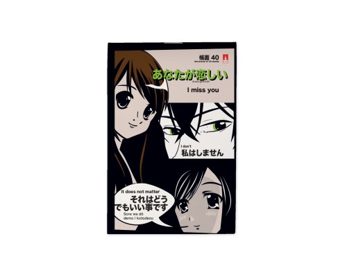 Блокнот А6 40 л. "Manga Anime" 4 вида