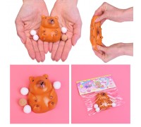 Игрушка-антистресс "Капибара с мягкими лапками"
