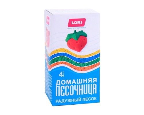 Радужный песок. 4 цвета по 80 гр