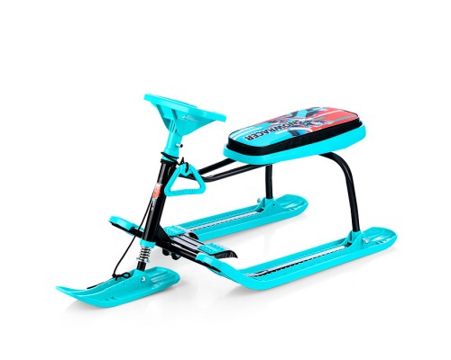 Игрушка. Снегокат "Тимка спорт 1+" (Nika kids sportbike черный каркас)