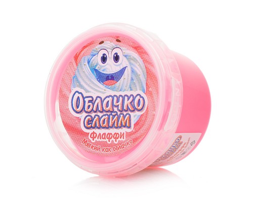 Слайм Облачко, красный 100 мл.