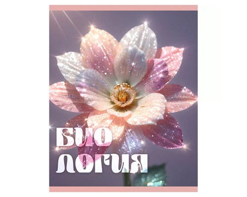 Тетрадь 48л. клетка "Сияние" Биология