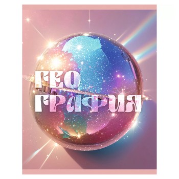 Тетрадь 48л. клетка "Сияние" География
