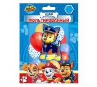 Шар фольгированная фигура "Щенячий патруль. Гонщик" 48*82 см.