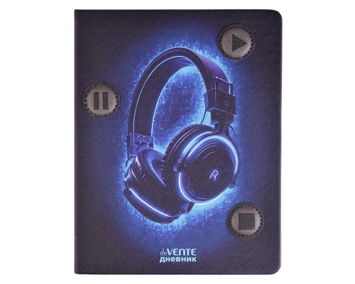Дневник 1-11 кл. "Headphones" 48 листов, белая бумага 80 г/м², печать в 1 краску