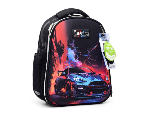Рюкзак "Choice Lite. Speed Zone" школьный жесткий 38x29x17 см (17 л) вес 800 г, 1 отделение на молнии с разделителями для учебников, 1 отделение с органайзером, 2 боковых кармана сеткой на резинке, эргономичная формоустойчивая вентилируемая спин