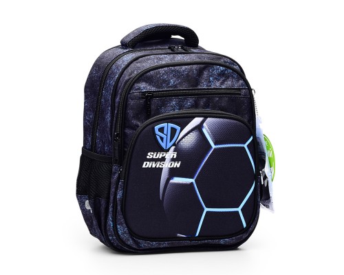 Рюкзак "Grade. Super Division" школьный жесткий 37x28x16 см (16 л) вес 700 г, 1 отделение на молнии с разделителями для учебников, 1 отделение с органайзером, 2 передних кармана, 2 боковых кармана сеткой на резинке, эргономичная формоустойчивая 