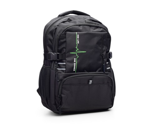Ранец "Smart. NASA" школьный жесткий 37x28x14 см (14 л) вес 800 г, 1 отделение на замке с карманом для учебников, 2 передних кармана на молнии, 2 боковых кармана на резинке с расширением, эргономичная формоустойчивая вентилируемая спинка и мягки