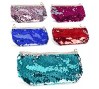 Косметичка с пайетками, 15х24 см