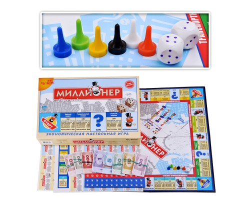 Настольно-печатная игра Миллионер-класссик ФГ ТК