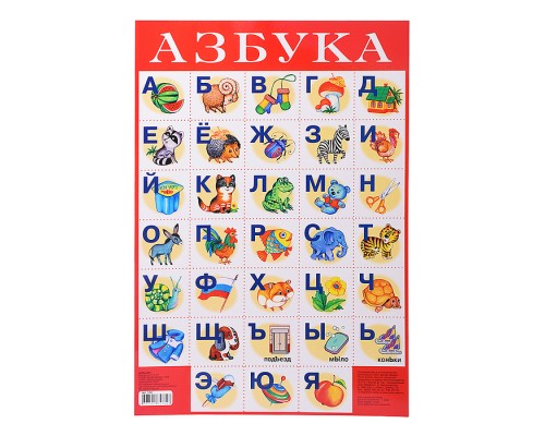 Плакат. Азбука №1.