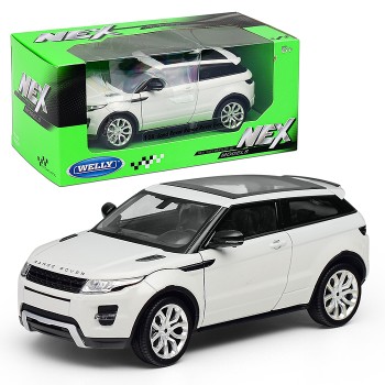 Машинка 1:24 Range Rover Evoque, белый
