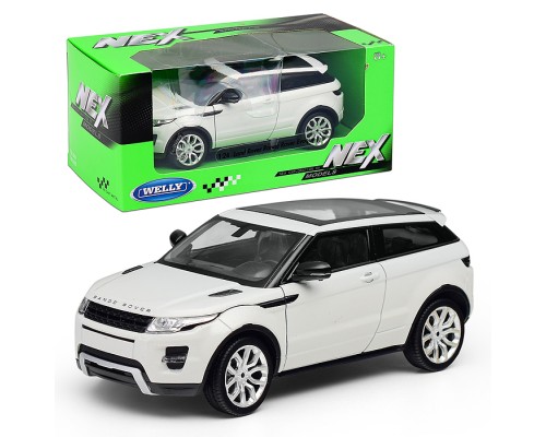 Машинка 1:24 Range Rover Evoque, белый