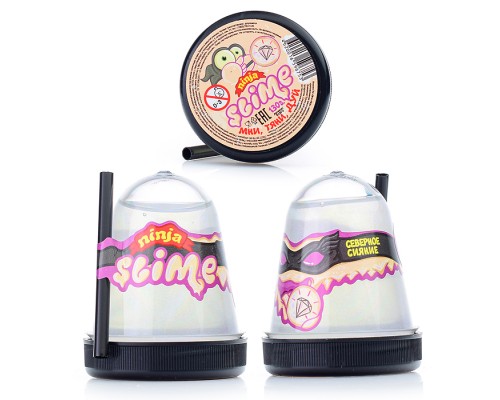 Лизун "Slime "Ninja", северное сияние, 130 г.