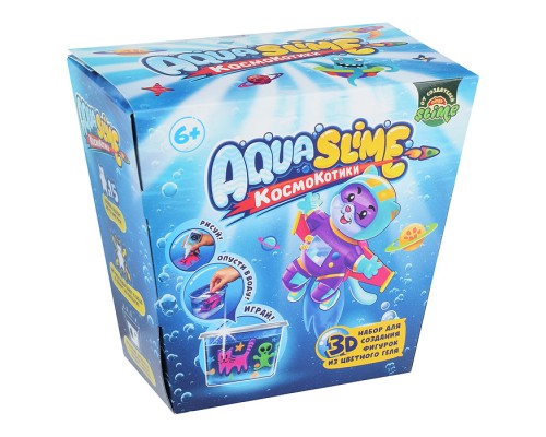 Средний набор "Aqua Slime": набор для изготовления фигурок из цветного геля