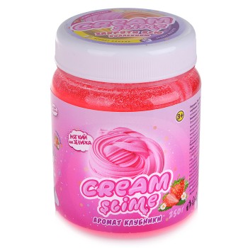 Игрушка Cream-Slime с ароматом клубники, 250 г