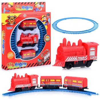 Железная дорога "Fire Engine" в коробке