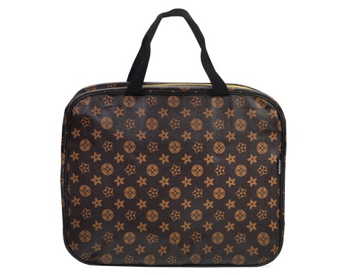 Папка менеджера "Monogram" A4 (36x28x8 см) искусственная кожа до -40C с антивандальной фактурой, с подкладом