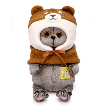 Кот Басик BABY в шапке "Медвежонок"
