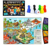 Игра настольная "Кубикрафт" Битва за сокровища