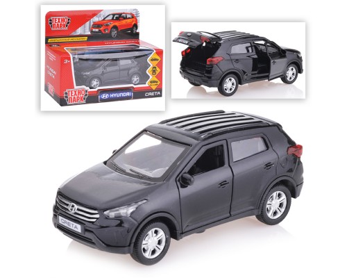 Машина металл Hyundai Creta 12 см, (открыв. дввери) инерц., в коробке