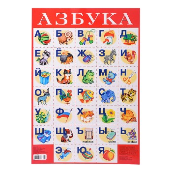 Плакат. Азбука №1.
