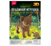 Конструктор из картона. Объёмная игрушка "Собачка"