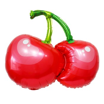 Шар (30''/76 см) Фигура, Вишня, Красный, 1 шт. в уп.