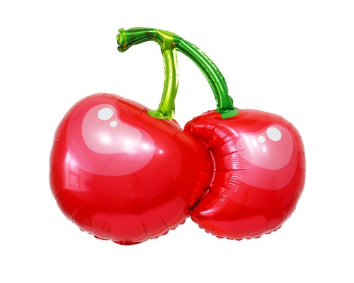 Шар (30''/76 см) Фигура, Вишня, Красный, 1 шт. в уп.