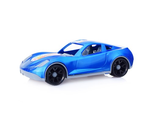 Машинка Turbo "V" синий металлик 18,5см