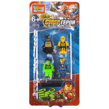 Конструктор фигурки "Супергерои" 4 шт.