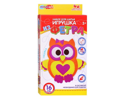 Игрушка из фетра "Совушка"