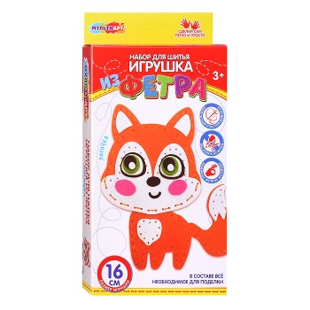 Игрушка из фетра "Лисичка"