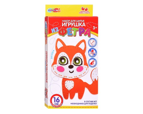 Игрушка из фетра "Лисичка"