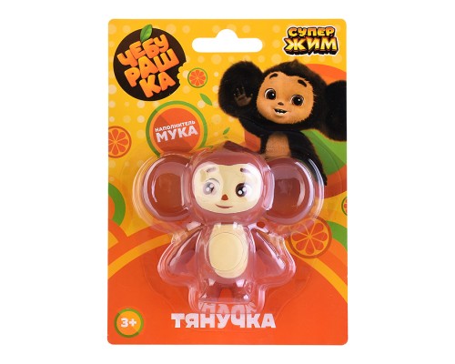 Игрушка-антистресс тянучка, наполнение мука, блистер Супер Жим "Чебурашка"