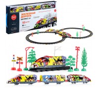 Железная дорога на батарейках, в коробке