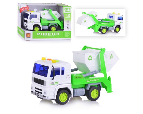Машина WY521B "Спецтехника" 1:20 (свет, звук) на батарейках, в коробке