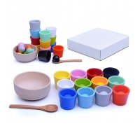 Игра развивающая "Шарики и стаканчики"