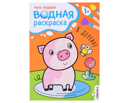 Моя первая водная раскраска. В деревне