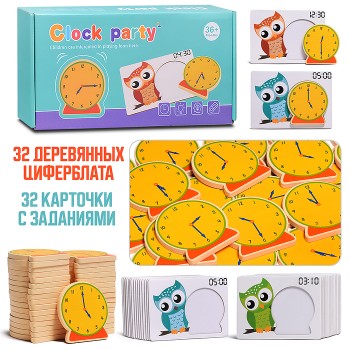 Игра развивающая "Изучаем время"