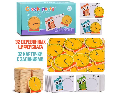 Игра развивающая "Изучаем время"